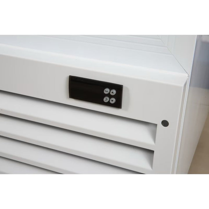 METRO Professional Frigorífico doble para bebidas GSC3800, 100 x 73 x 201.8 cm, con puerta corredera, 690 L, blanco