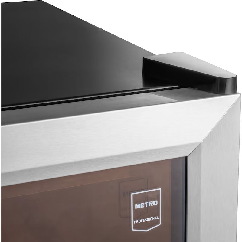 METRO PROFESSIONAL Vinoteca GWC3091, 54 x 54 x 123,5 cm, 2 zonas climáticas, 91 botellas, negro/plateado