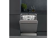 Lavavajillas - Hisense HS673A90X, 16 servicios, 7 programas, 59.9 cm, Conectividad Wi Fi, Tercera bandeja, Inox