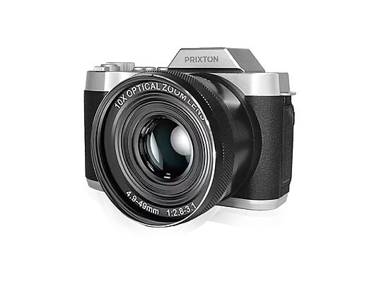 Cámara - Prixton Nomad DC950, 64MP, 4K 3840p, 85 min Autonomía, Pantalla 2.88″ IPS 640 x 480, Función Anti-shake, Negro