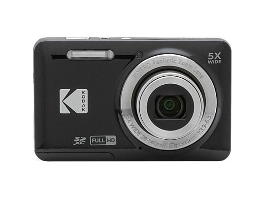 Cámara digital - KODAK FZ55-BK, 16,76 megapixel, Full HD 1080p, Negro