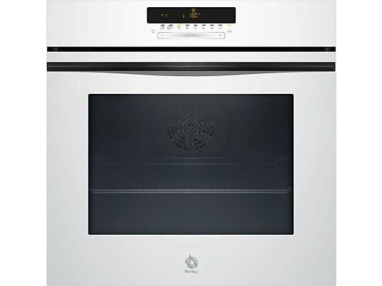 Horno pirolítico - Balay 3HB5879B7, Integrable, Pirolítico, 71 l, 59,4 cm, Cristal blanco