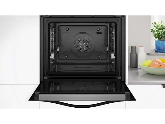 Horno pirolítico - Balay 3HB5879B7, Integrable, Pirolítico, 71 l, 59,4 cm, Cristal blanco