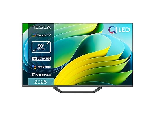 TV QLED 50" - TESLA Smart TV 50" QLED Q50E655GUS, Full-HD, Gris